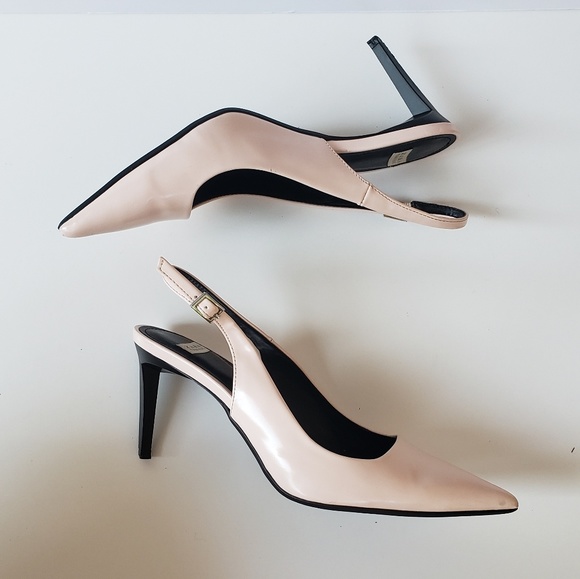 light pink slingback heels